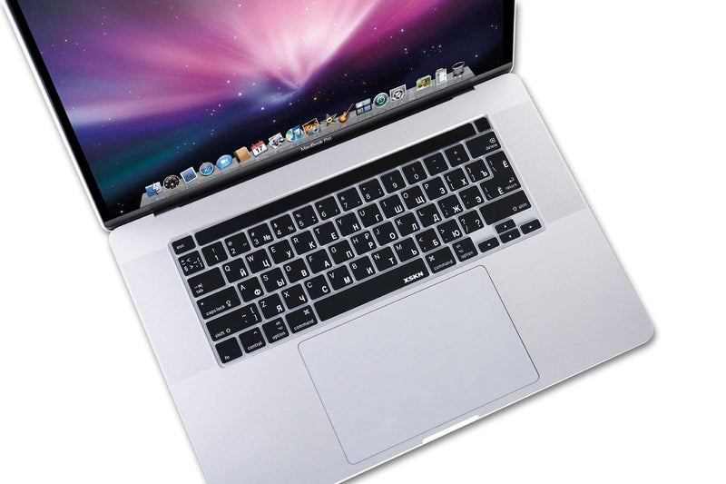 XSKN Russian Language Silicone Keyboard Cover Skin for 2019 2020 MacBook Pro 16.2 13.3 inch with Touch Bar and Touch IDA2141 A2251 A2289 A2338 M1 US & EU Common Version - Image 4